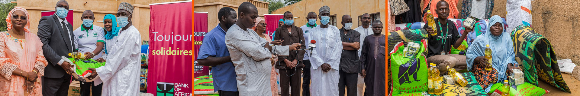 La Fondation BOA soutien les sinistrés des inondations à Niamey (09-10-2020)